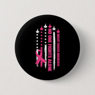 Badge Rond 5 Cm Dans Cette Famille, Personne Ne Lutte Seul Cancer