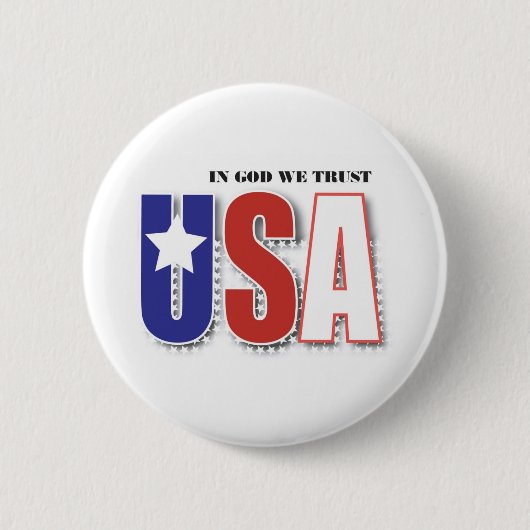Badge Rond 5 Cm Dans Dieu nous faisons confiance (Devant)