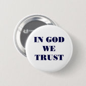 Badge Rond 5 Cm Dans Dieu nous faisons confiance (Devant & derrière)