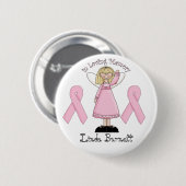 Badge Rond 5 Cm Dans la mémoire affectueuse (Devant & derrière)