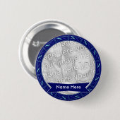 Badge Rond 5 Cm Dans la mémoire du bouton 007 (Devant & derrière)