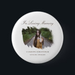 Badge Rond 5 Cm Dans le cadre de brosse de mémoire amoureuse Photo<br><div class="desc">Ce design imprimé Simple In Loving Memory Cadre brosse personnalisée Photo Bouton funéraire commémoratif qui peut être customisé avec votre texte. Cliquez sur le bouton "Customiser" et utilisez notre outil de conception pour modifier ce modèle. Découvrez le magasin Graphic Art Design pour d'autres produits qui correspondent à ce design !...</div>