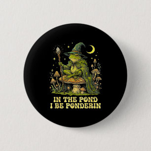 Badge Rond 5 Cm Dans le Nd je suis Nderin Blague Sage Grenouille M