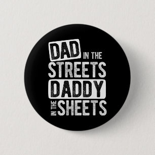 Badge Rond 5 Cm Dans Les Rues Papa Dans Les Feuilles Meilleur Papa