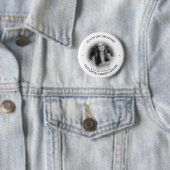 Badge Rond 5 Cm Dans Love MemoryCustom Photo Memorial (En situation)