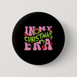 Badge Rond 5 Cm Dans mes ornements d'ère de Noël Xmas Familles Pyj