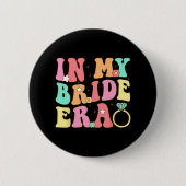 Badge Rond 5 Cm Dans Mon Épouse Mariée Mariage Bachelore (Devant)