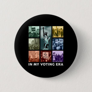 Badge Rond 5 Cm Dans Mon Ère De Vote Harris Wheimer Élection Prési