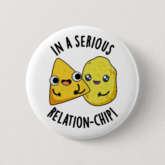 Badge Rond 5 Cm Dans Un Jeu De Relation Sérieux (Devant)
