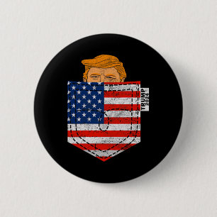 Badge Rond 5 Cm Dans Votre Poche Élection Américaine Trump Pour 20