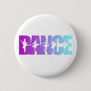 BADGE ROND 5 CM DANSE