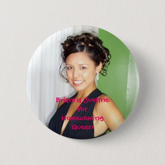 Badge Rond 5 Cm danse 2, Brianna JustineforHomecomingQueen (Devant)