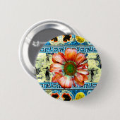 Badge Rond 5 Cm Danse ancienne (Devant & derrière)