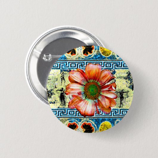 Badge Rond 5 Cm Danse ancienne (Devant & derrière)