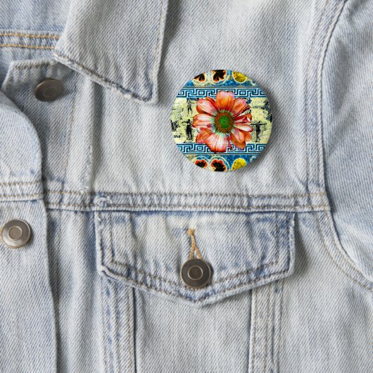 Badge Rond 5 Cm Danse ancienne (En situation)