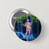Badge Rond 5 Cm Danse avec la nature (Devant & derrière)