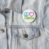 Badge Rond 5 Cm Danse d'amour de paix (En situation)