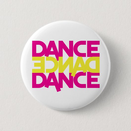 Badge Rond 5 Cm danse de danse de danse (Devant)