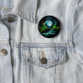 Badge Rond 5 Cm Danse de la Lune du Dragon (En situation)