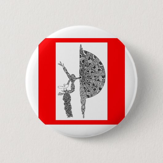 Badge Rond 5 Cm danse de Martha Graham (Devant)