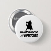 Badge Rond 5 Cm danse de salle de bal (Devant & derrière)