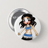 Badge Rond 5 Cm Danse de ventre - Noe (Devant & derrière)