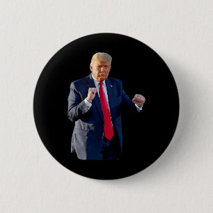 Badge Rond 5 Cm Danse drôle de Trump Danse comme un criminel Votez