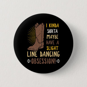 Badge Rond 5 Cm Danse en ligne Danseur de groupe chorégraphié Cade