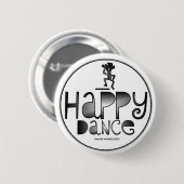 Badge Rond 5 Cm Danse heureuse - un mot positif (Devant & derrière)