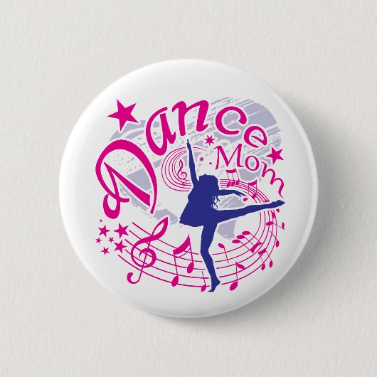Badge Rond 5 Cm Danse maman (Devant)