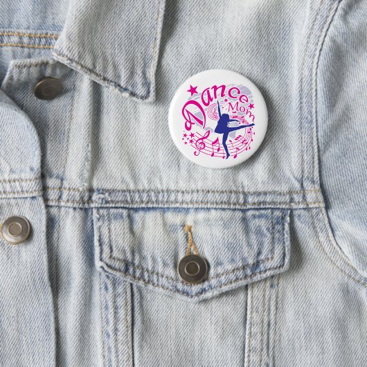 Badge Rond 5 Cm Danse maman (En situation)