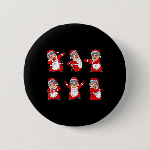 Badge Rond 5 Cm Danse Mme Claus Défi Danse Garçons Filles Enfants