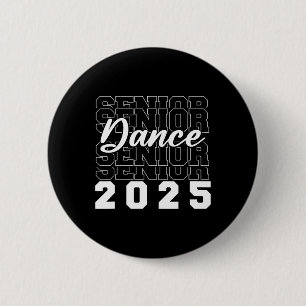 Badge Rond 5 Cm Danse Senior 2025 Cl De 2025 Graduation Party