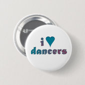 Badge Rond 5 Cm Danseur *Porcha* (Devant & derrière)