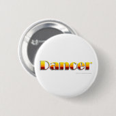 Badge Rond 5 Cm Danseur (texte seulement) (Devant & derrière)