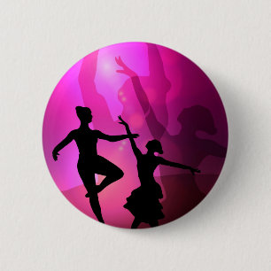 Badge Rond 5 Cm Danseurs de ballet