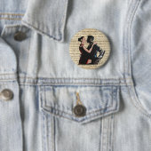Badge Rond 5 Cm Danseurs de tango (En situation)