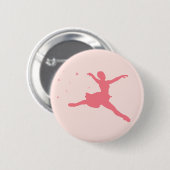 Badge Rond 5 Cm Danseuse de ballerine (Devant & derrière)