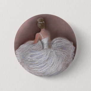 Badge Rond 5 Cm danseuse de ballet