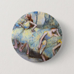 Badge Rond 5 Cm Danseuse de ballet Degas Dansers d'art Peinture