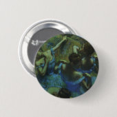 Badge Rond 5 Cm Danseuses bleues par Edgar Degas, Impressionnisme  (Devant & derrière)