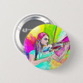 Badge Rond 5 Cm Dansez-moi (Devant & derrière)