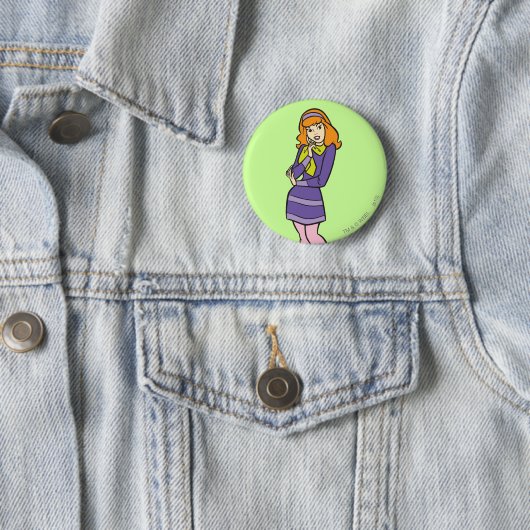 Badge Rond 5 Cm Daphne Wondering (En situation)