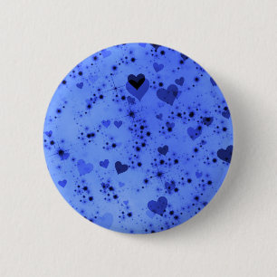 Badge Rond 5 Cm Dark Heart Bokeh Motif One