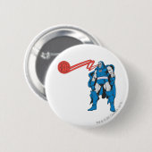 Badge Rond 5 Cm Darkseid Utilise Des Pouvoirs Psioniques (Devant & derrière)