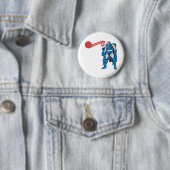 Badge Rond 5 Cm Darkseid Utilise Des Pouvoirs Psioniques (En situation)