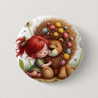 Badge Rond 5 Cm Darling Dandelion