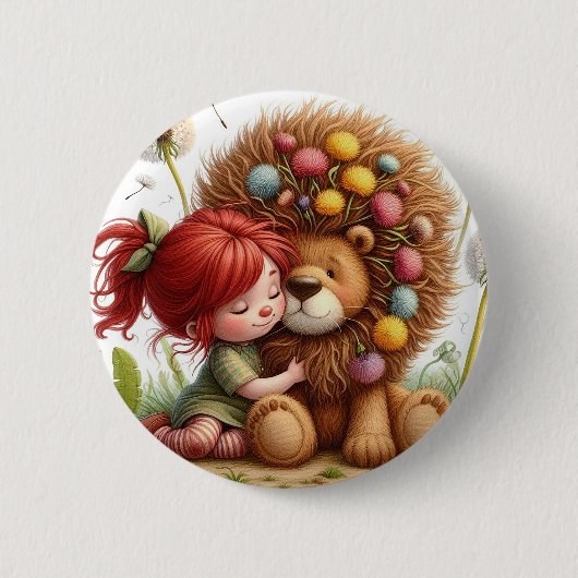 Badge Rond 5 Cm Darling Dandelion (Devant)