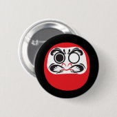 Badge Rond 5 Cm Daruma (Devant & derrière)