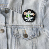 Badge Rond 5 Cm Darwin est mon Homeboy (polychrome) (En situation)